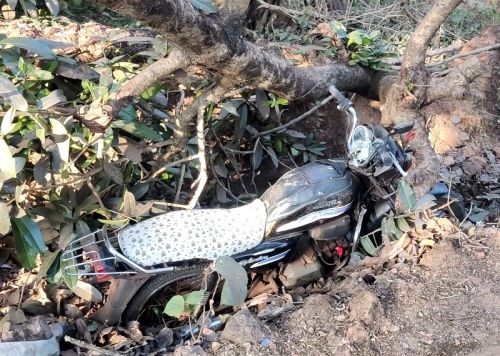 Bike Stuck Under Tree Rider Dies After 10 Minute Struggle!