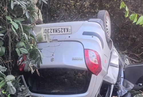 The day of the dead A man dies after his car falls into a ditch!