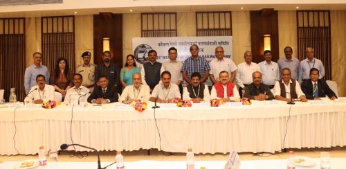 Train problem Uttara Kannada MP held a meeting in Goa!