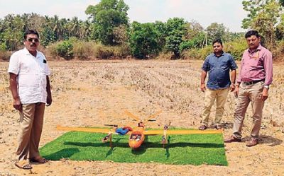 Government work Flying drones over agricultural land!