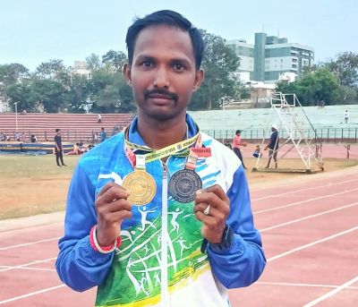 ರಾಷ್ಟ್ರೀಯ ಕ್ರೀಡಾಕೂಟ: ಸಂತೋಷನ ಸಾಧನೆಗೆ ಸಂತಸ!