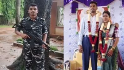 ಮದುವೆ ಮರುದಿನವೇ ಕರೆಯೋಲೆ: ಮದರಂಗಿ ಬಣ್ಣ ಮಾಸುವ ಮುನ್ನವೇ ಈ ಯೋಧ ಕರ್ತವ್ಯಕ್ಕೆ ಹಾಜರು!