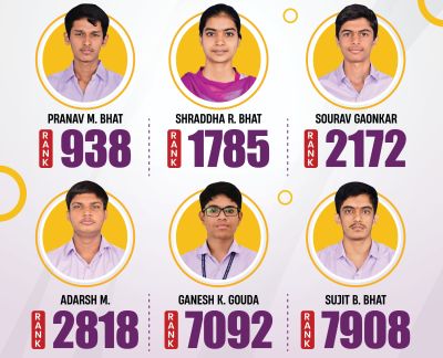 Canara Excellence College Children's performance in KCET exam