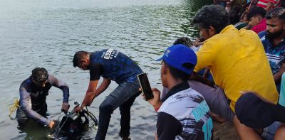 The adventure of the Ishwara Malpe team Searching for God in the depths of the river!