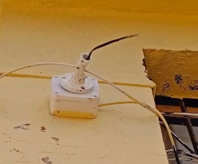 Thieves' menace The CCTV camera installed at the MLA's school is missing!