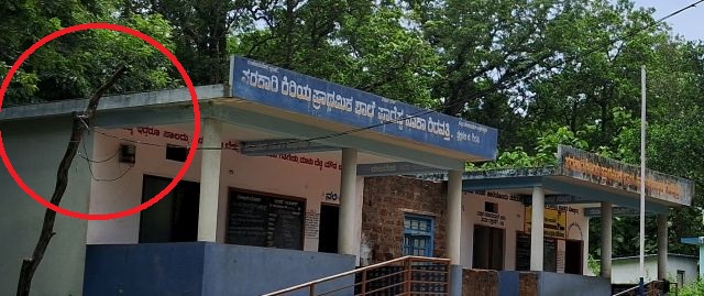 Electricity threat to poor children's school HESCOM officer asks for money even for government work!