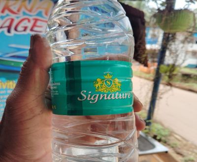 This bottle of water... isn't just water... it's poison!