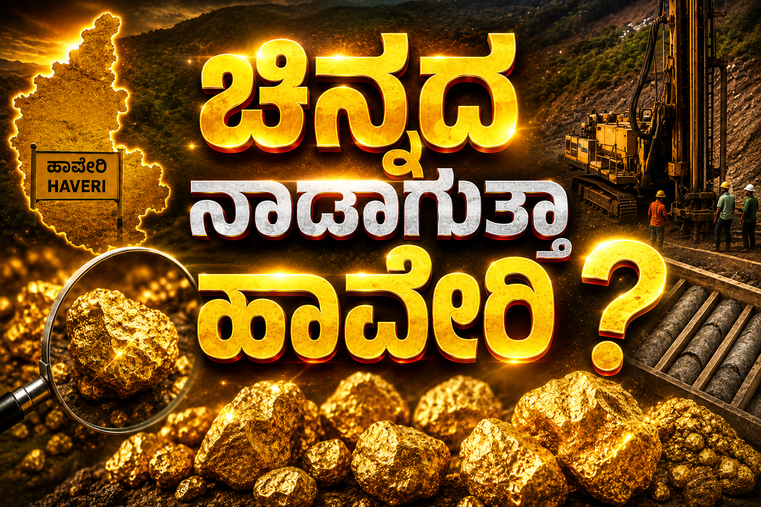 ಚಿನ್ನದ ನಾಡಾಗುತ್ತಾ ಹಾವೇರಿ.?
