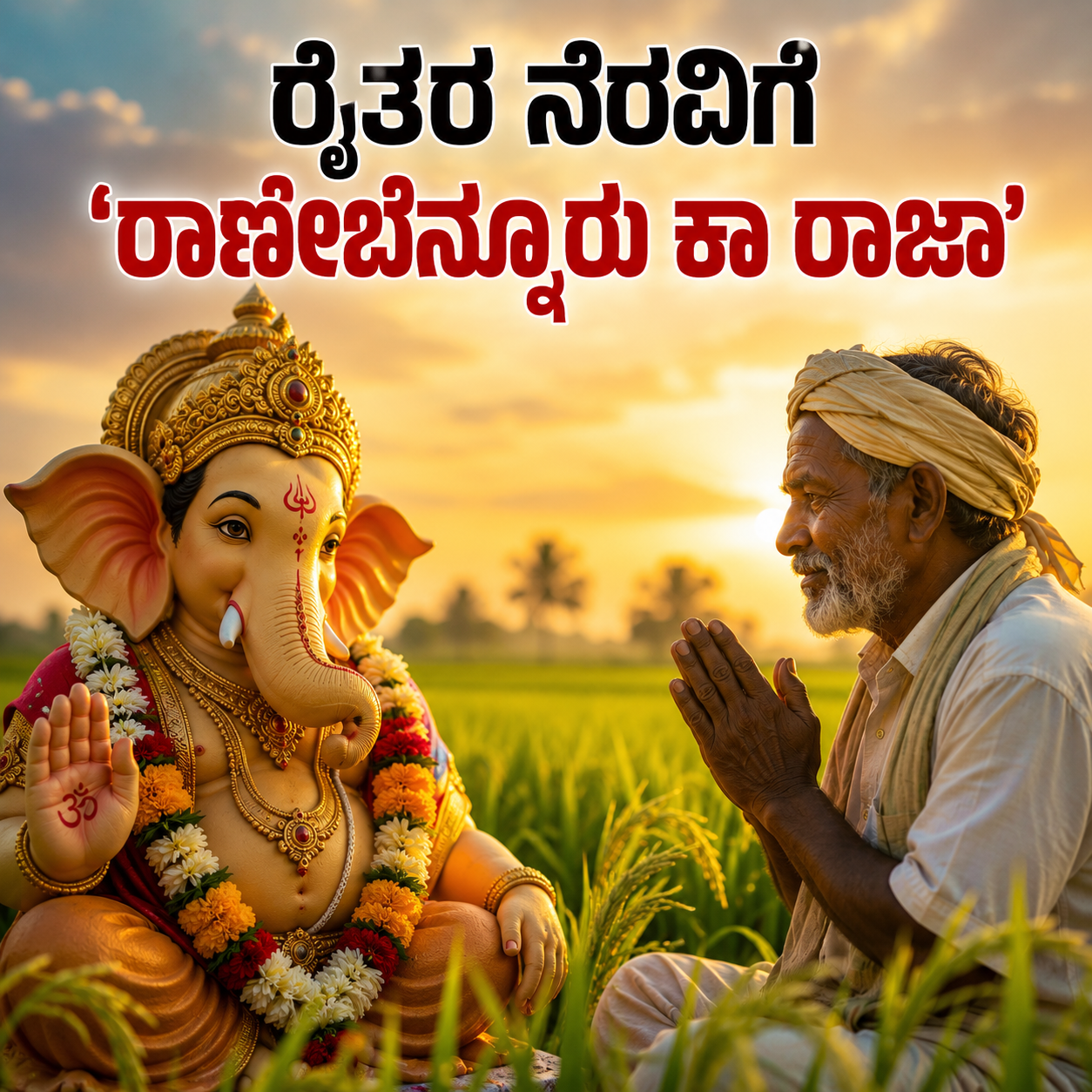 ರೈತರ ನೆರವಿಗೆ “ರಾಣೇಬೆನ್ನೂರು ಕಾ ರಾಜಾ”